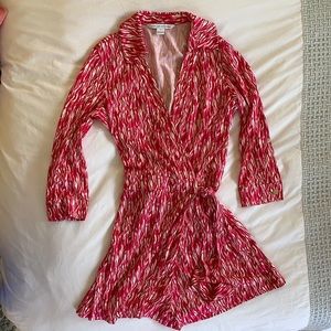 DVF Celeste wrap romper